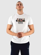 T-shirt THREE STROKE Roma Limited Edition Bianco White casuals