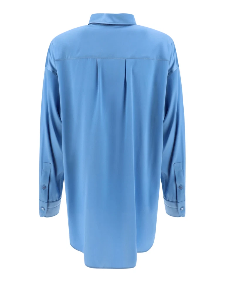 Camisa de vestir de seda azul Tom Ford para mujer Foto 2 de 2