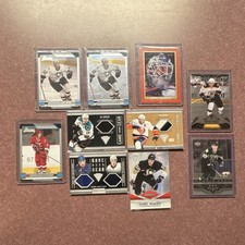 NHL Hockey Lot - Bowman Panini Rookie & Game Worn Gear 10 Cards Staal Lundqvist