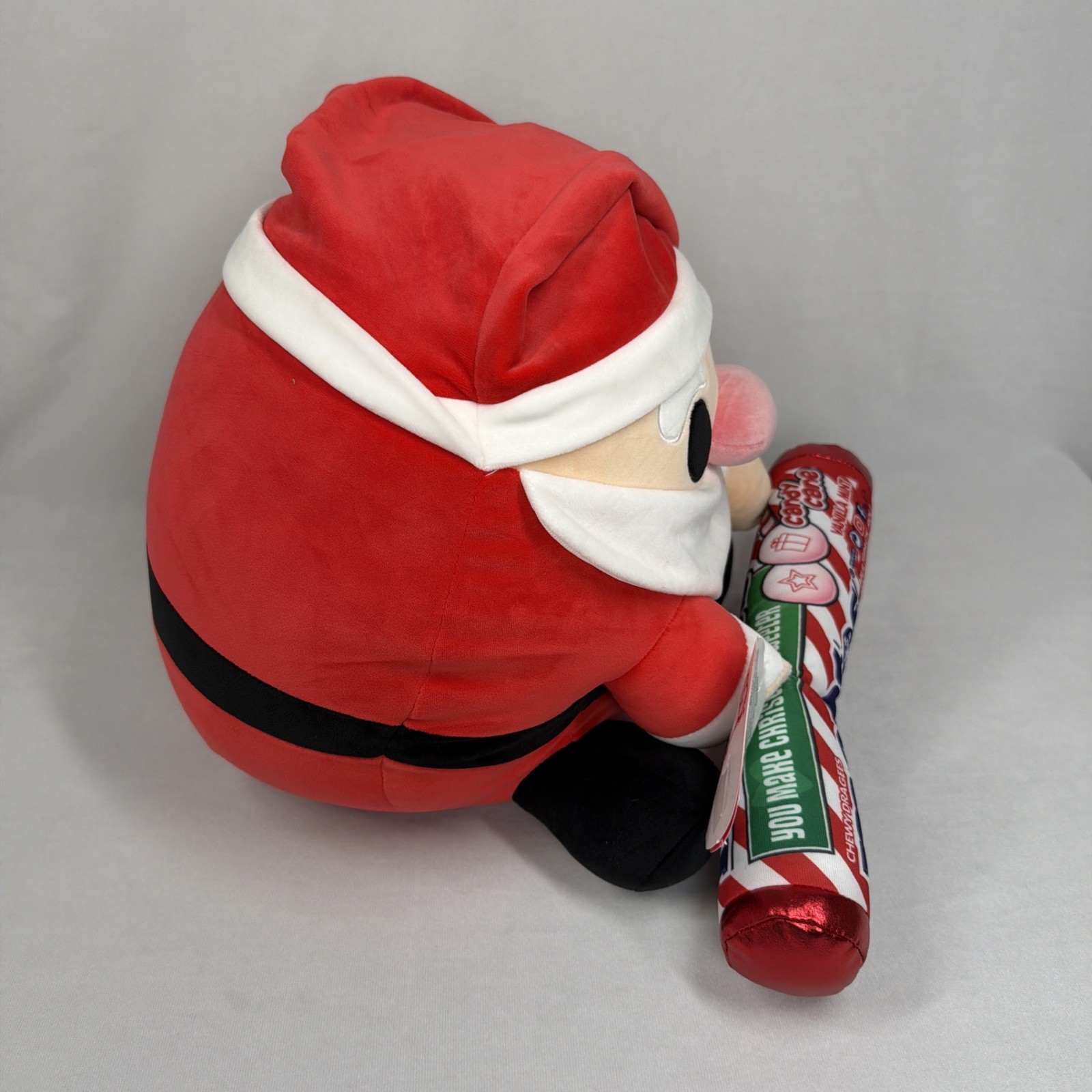Zuru Snackles Christmas 12" Santa Plush with Candy Cane Mentos