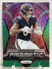 2025 Panini Prizm - Prizmatic Colston Loveland #20 Green Prizm (RC)