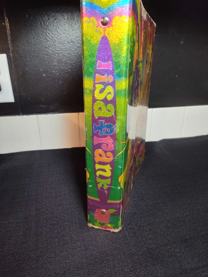 Carpeta dura de 3 anillos Lisa Frank de colección 🌈 Cazador caballo vaquera brillante ¡Ver! Foto 2 de 4