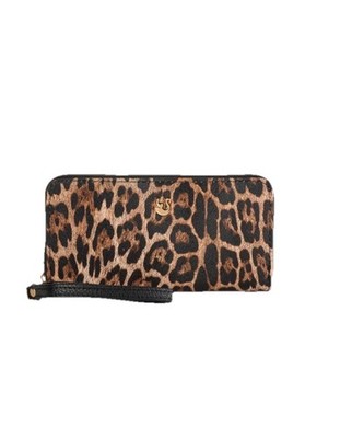 NWT Women's Gloria Vanderbilt Leopard Print Wristlet Wallet