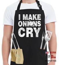 Kaidouma Funny BBQ Grill Aprons for Men - Chef Cooking Apron