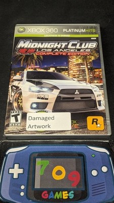 Midnight Club Los Angeles Complete Edition (Microsoft Xbox 360) *Damaged Art*