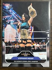 2025 Topps Now WWE #103 Stephanie Vaquer Crown Jewel