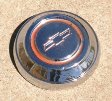 One Genuine Chevy C10 Pickup Suburban Chrome Dog Dish Hubcap Nub Mount 1967 1968 One Genuine Chevy C10 Pickup Suburban Chrome Dog Dish Hubcap Nub Mount 1967 1968