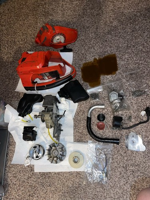 #ad Homelite XL2 Mostly Complete Power Head 1977 For Parts or Repair. UPDATED EDIT $20.00