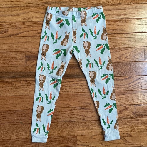 Leveret Bunny Carrot PJ Pajama Bottom Legging Easter sz 4 NWOT - Picture 2 of 10