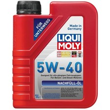 LIQUI MOLY Nachfüll-Öl 1L 5W-40 Motoröl C3 SN CF MB229.31 PorscheA40 VW505.00 LIQUI MOLY Nachfüll-Öl 1L 5W-40 Motoröl C3 SN CF MB229.31 PorscheA40 VW505.00