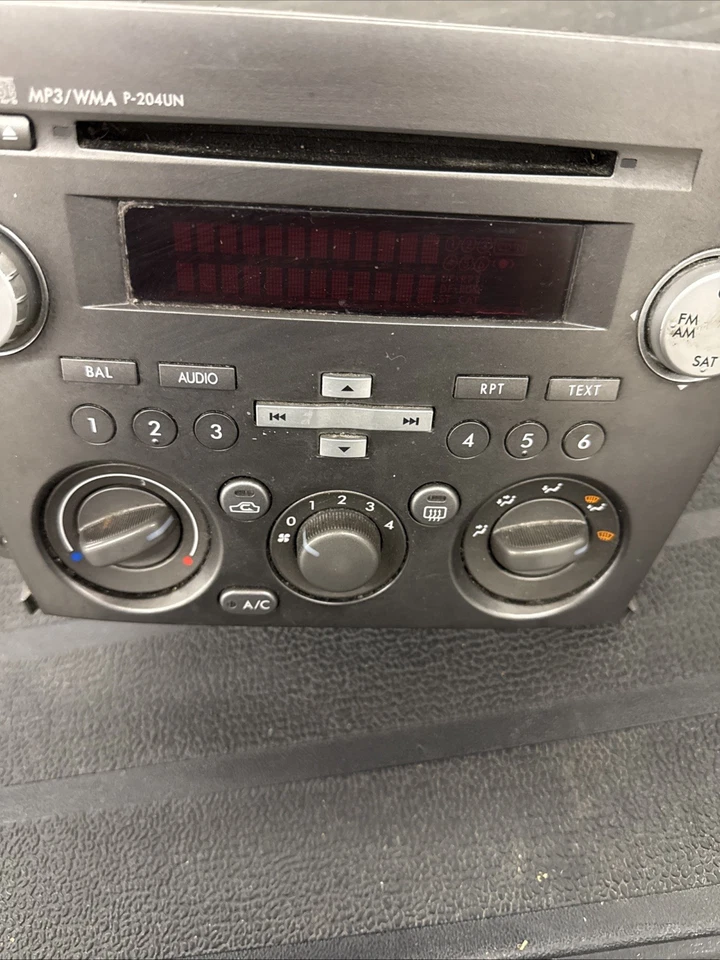 Subaru Legacy Outback 2007-2009 estéreo radio control de clima bisel 86201AG69B Foto 3 de 4