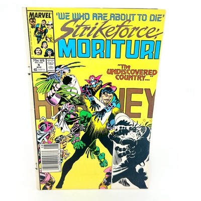 Marvel Strikeforce: Morituri #9 (Aug. 1987) Comic Book Marvel Comics Newsstand