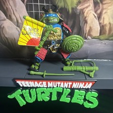 Vintage 1990 TMNT Leo the Sewer Samurai Complete Figure