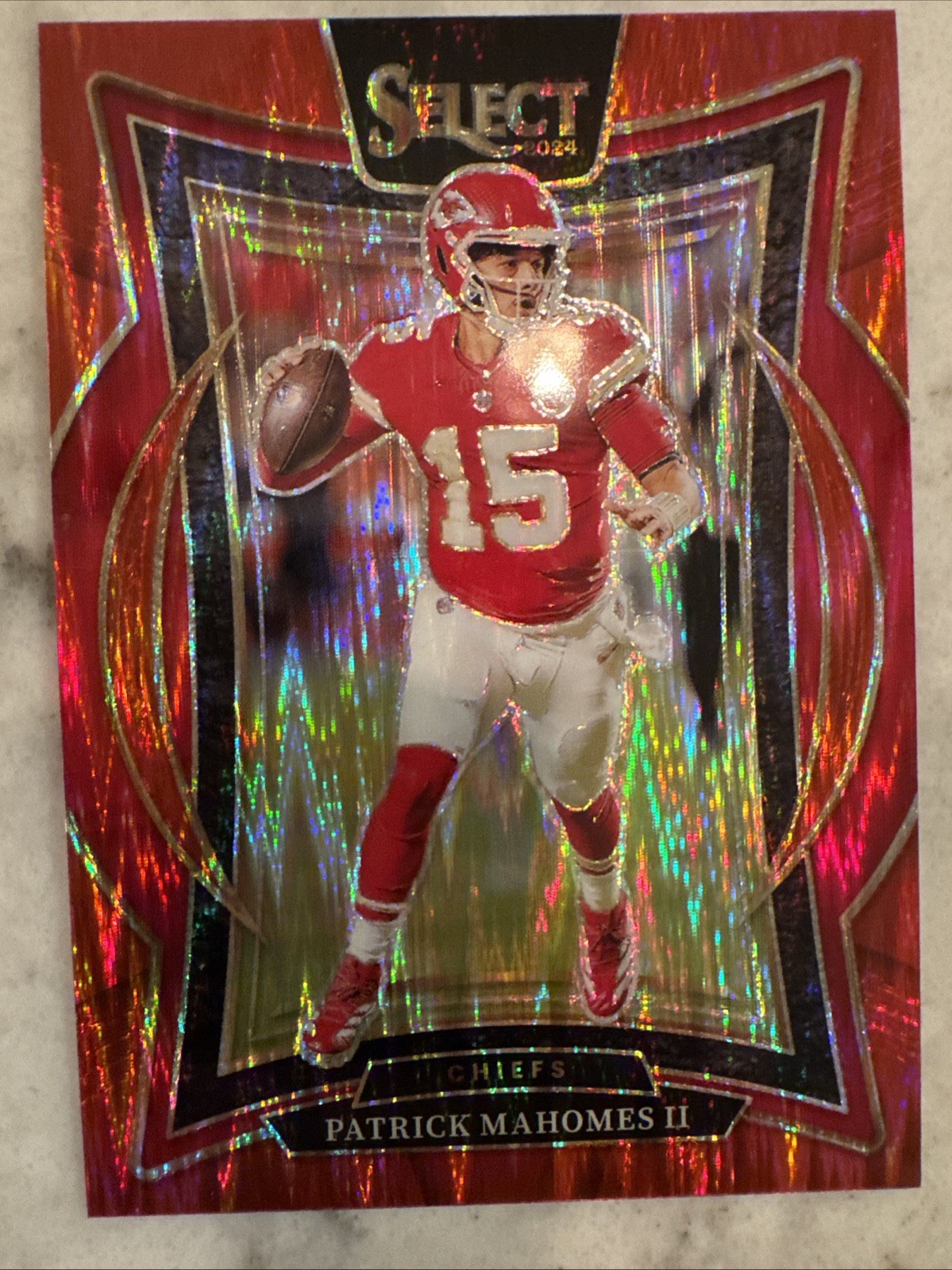 2024 Select Pat Mahomes concourse red #33 024/249 Kansas City Chiefs