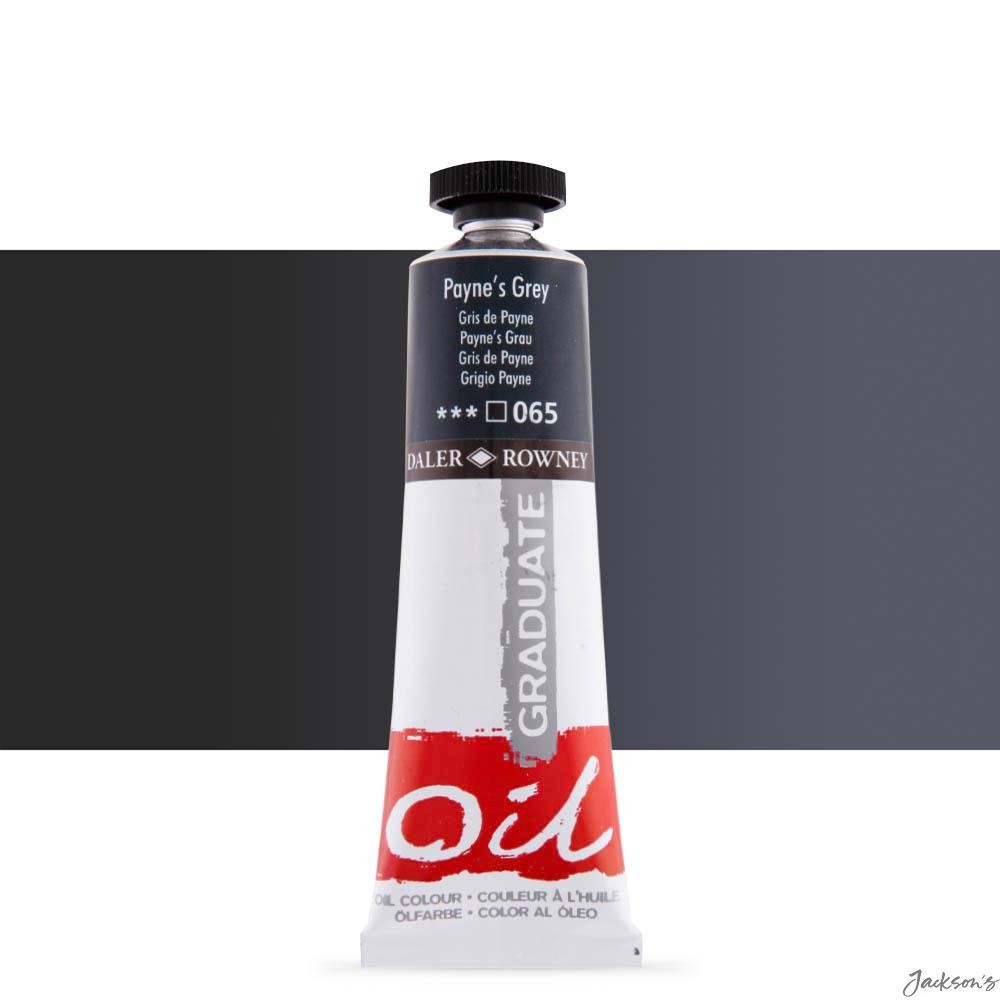 Daler-Rowney Graduate Oil Paint Tube 38ml Payne's Grey For Artists