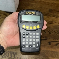 Excalibur Handheld 6-in-1 Casino Game and Calculator Tested Works
