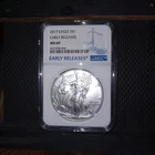 2017 $1 American Silver Eagle MS69 Early Releases NGC
