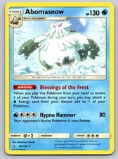Abomasnow 38/156 Rare Ultra Prism Pokemon Lightly Played