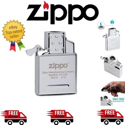 Zippo Taschenlampe Feuerzeug Single Jet Flame Einsatz Winddicht Butangas mit Zippo Etui