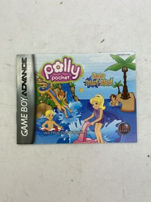 Polly Pocket Super Splash Island Nintendo Gameboy Advance Manual Only