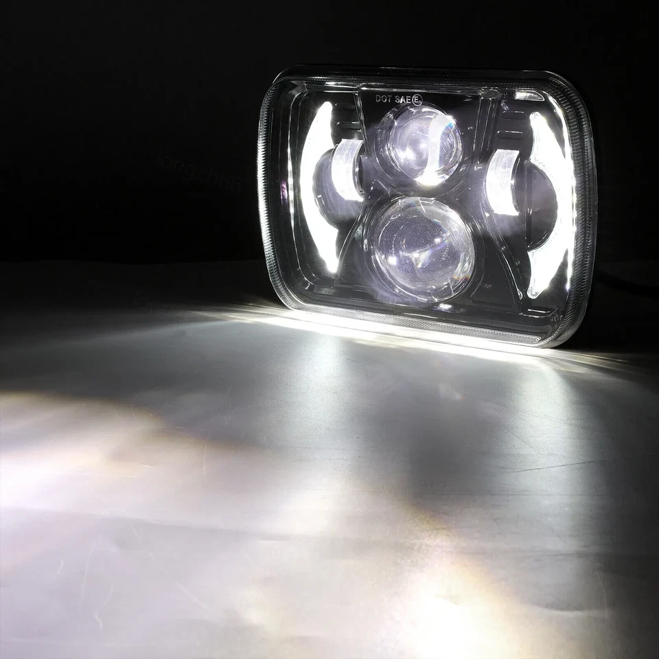 Faro LED 2x6" haz alto-bajo DRL giro para GMC C6500 C7500 Topkick 1997-2009 Foto 4 de 4