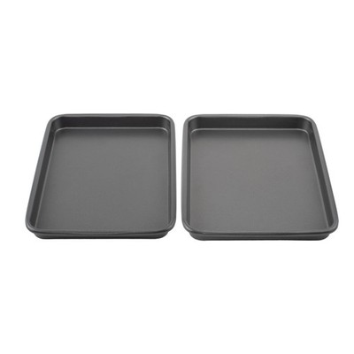 GoodCook Everyday Set of 2 Nonstick Steel 9'' x 6.2'' Toaster Oven Mini Baking ...