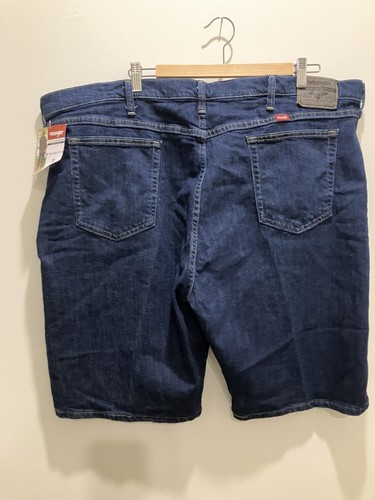 Pantalones Cortos Denim Wrangler Five Star Heritage Carpenter 11” Elastizados Talla 30 Nuevos - Imagen 5 de 7