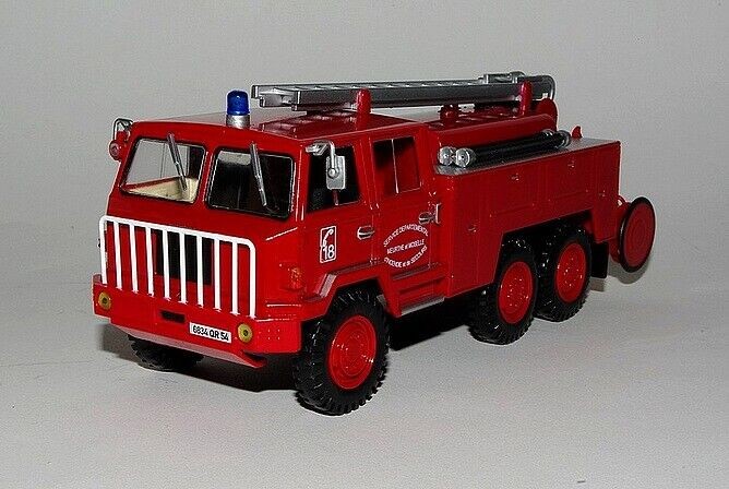 Miniature historique IXO BERLIET FF 6x6 1971 Meurthe et Moselle 1/43 en métal sans défaut