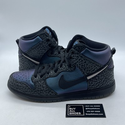 Size 9.5 - Nike Black Sheep x Dunk SB High Black Hornet