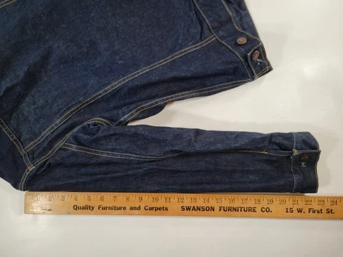 Imogene + Willie Made in USA Selvedge Denim Trucker Jean Jacket Adult S/M image 9