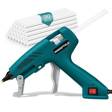100W Full Size Hot Glue Gun, Glue Gun Kit with 30PCS Premium Glue Stick,High ...