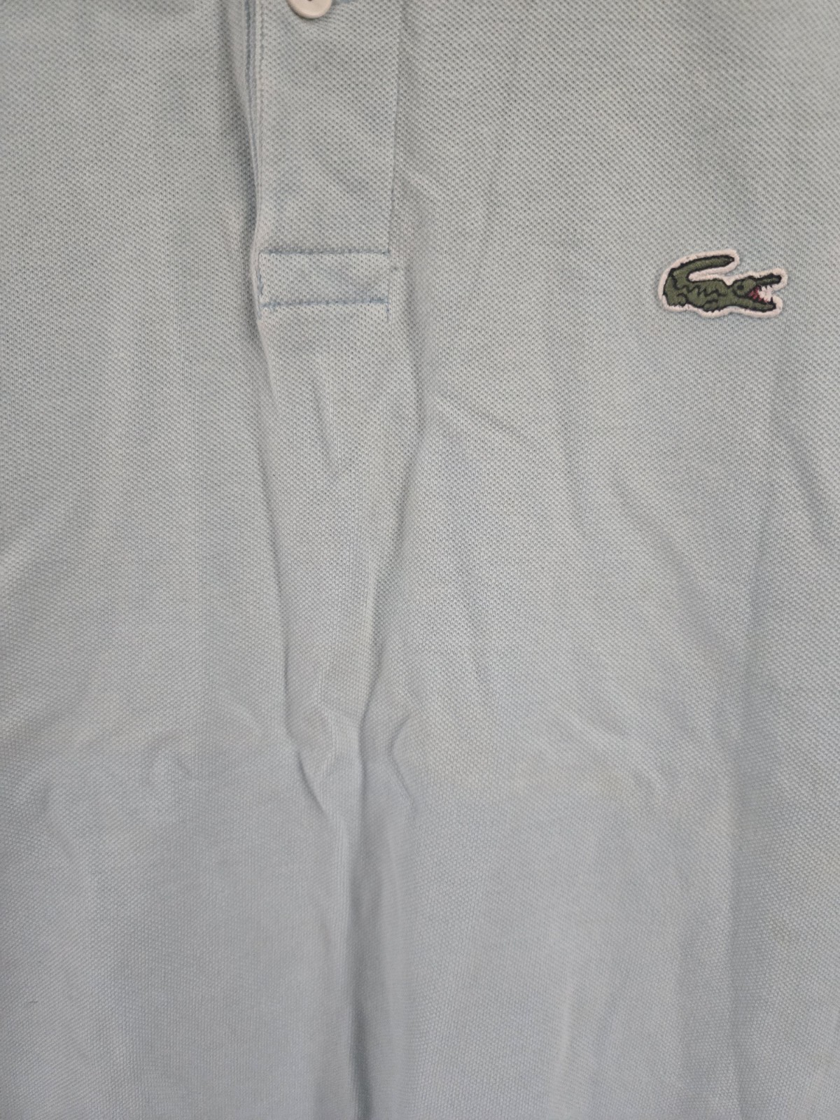 Lacoste Polo Shirt Men's Size XL Blue Short Sleeve Preppy Casual 100% Cotton thumbnail 3
