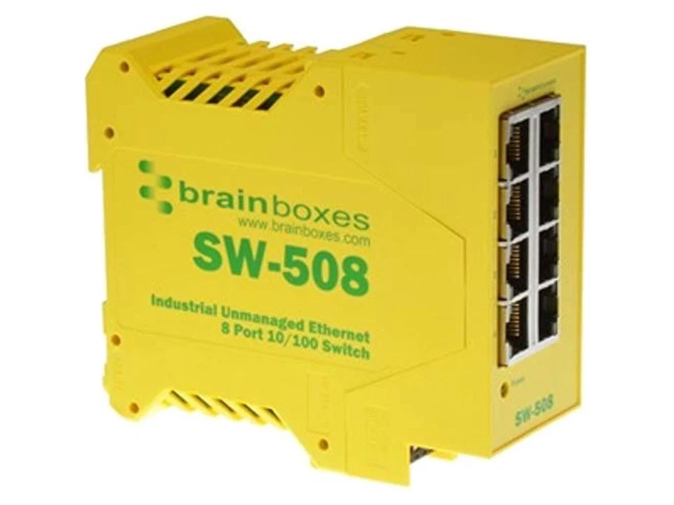 BRAINBOXES SW-508 INDUSTRIAL ETHERNET 8PORT SW - Image 2 of 4