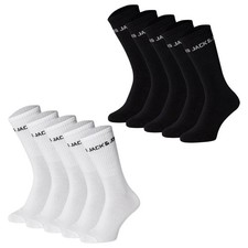 Jack & Jones Kids Tennis Socks, 5 Pack - Jacbasic Logo Tennis Socks, Cotton...