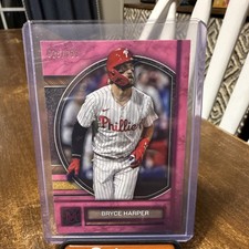 Topps 2025 Museum Collection Bryce Harper Phillies #28 Pink Sapphire /199