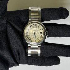 Cartier Ballon Bleu 36mm Silver Dial Watch Ref# W69011Z4 2