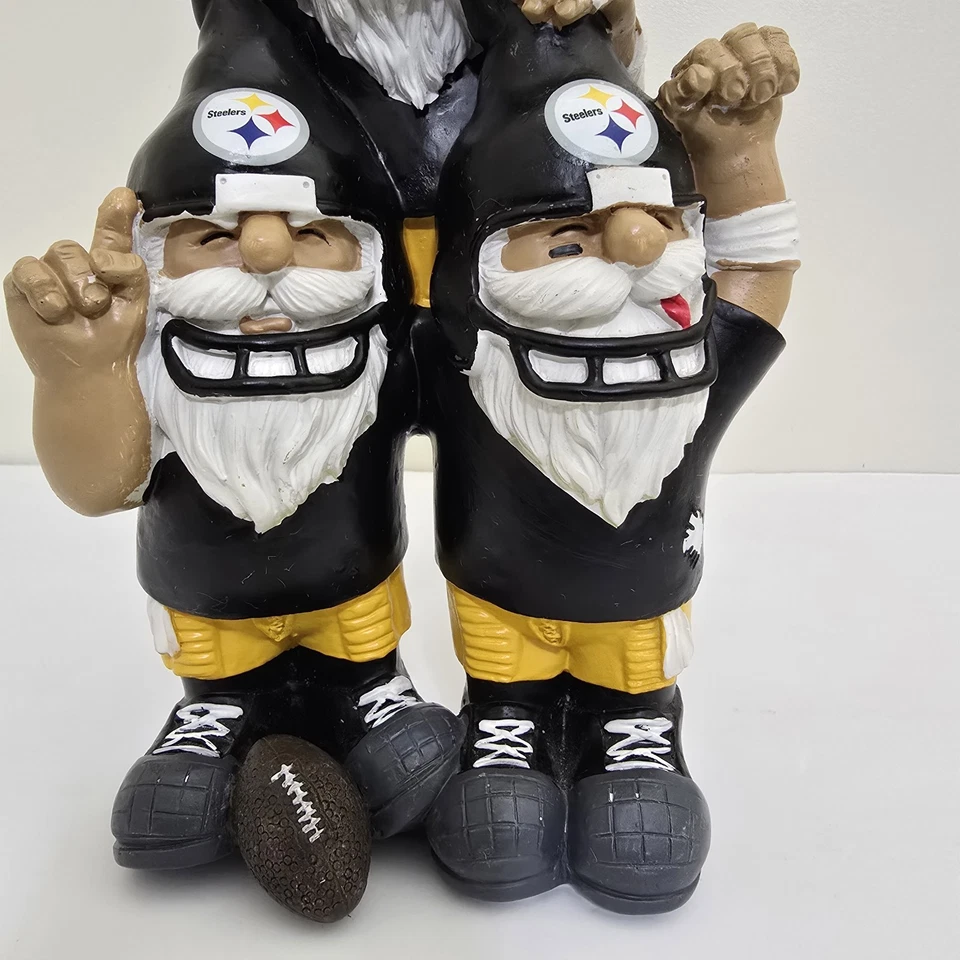 NFL Pittsburgh Steelers Resina Jardín Gnomo Equipo Orgullo Decoración Forever Coleccionables Foto 4 de 4