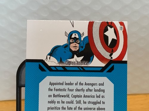 Marvel Allegiance Secret Wars 1984 Captain America Rainbow Red #19 - Picture 5 of 6