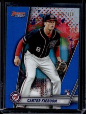 2019 Bowman's Best Carter Kieboom RC Blue Refractor Rookie #/150 Nationals