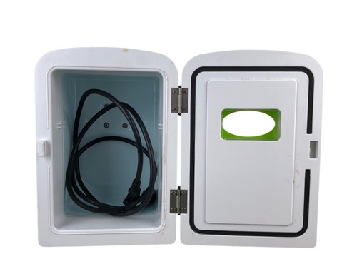 Mountain Dew 6 Can Mini Fridge Beverage Center Lime Green Logo Works 9.5 x 7” - Picture 3 of 7