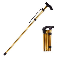 Multifunction Walking Stick Trekking Poles Telescopic Fold Crutches Hiking Stick
