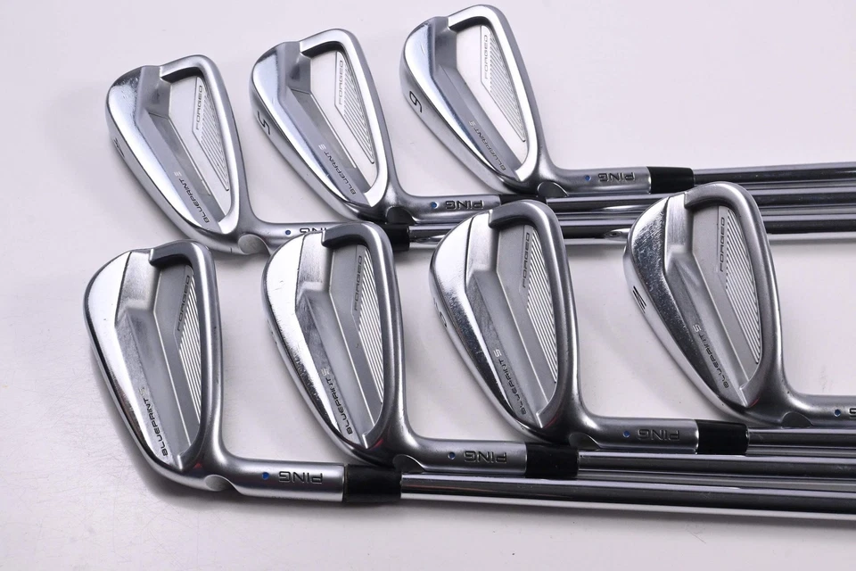 Left Hand Ping Blueprint S Irons / 4-PW / Blue Dot / Stiff Flex Dynamic Gold 120 - Image 2 of 4