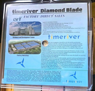timeriverService 12in SegmentedDiamondSaw Blade 20T for Concrete Masonry SEALED