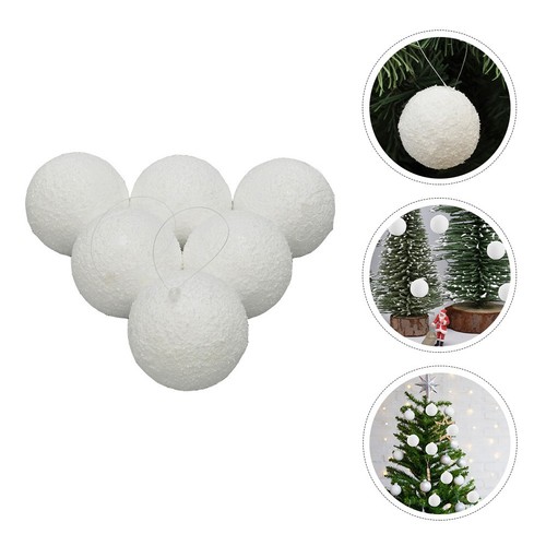 HEALLILY 100 Boules En Mousse Polystyrène Lisses - Diamètre 2 Cm, Idéal Bricolage Et Décoration Noël