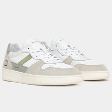 D.A.T.E. Shoe Court 2.0 Vintage Calf White Mens