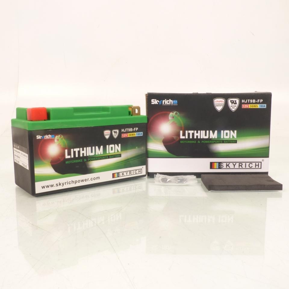 Batterie Skyrich Lithium YT9B-BS Premium pour moto Sherco 125 City Corp 4T