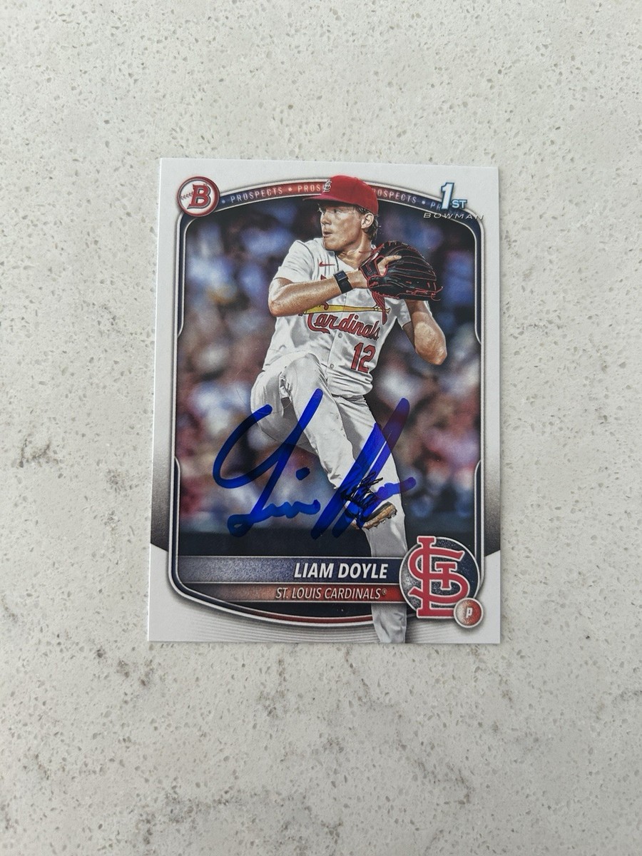 2025 Bowman Draft Liam Doyle 1st Paper Autographed Signed Card 