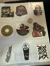 Music Stickers 18 Sticker Lot Various Artist