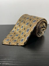 Robert Talbott Mark Shale Best of Class 100% Silk Floral Tie Vintage Luxury