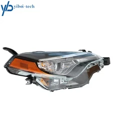 Right Side For 2017-2019 Toyota Corolla Headlight Assembly Black Housing Clear
